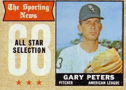 1968 Topps Baseball Cards      379     Gary Peters AS